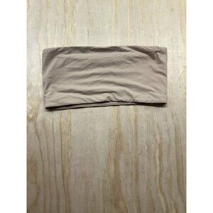 Skims Fits Everybody Bandeau Bra Beige S Strapless Comfort Lined‎ Compression